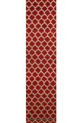 Marrakesh Shaggy Hallway Runner Rug 2496A Red Bone