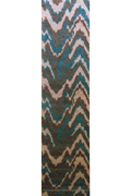 Marrakesh Shaggy Hallway Runner Rug 2498A Bone Blue