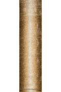 Premium Wavy Shaggy Hallway Runner Rug 2432A Brown P. White