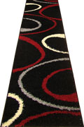 Stella Abstract Shaggy Hallway Runner Rug 1202A-BRD-SYH
