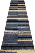 Stella Geometric Shaggy Hallway Runner Rug 174A-PMV-PMV