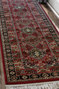 Afghan Traditional Hallway Runner Rugs 4338 Red