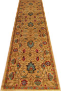 Chicago Traditional Hallway Runner Rug 413A Yellow L.Beige
