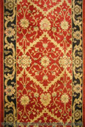 Dallas Hallway Runner Rug 7707G Red Black