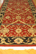 Dallas Hallway Runner Rug 7707G Red Black
