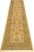 Dallas Hallway Runner Rug 7709H Cream Green