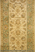 Dallas Hallway Runner Rug 7709H Cream Green