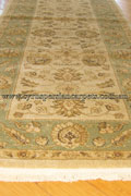 Dallas Hallway Runner Rug 7709H Cream Green