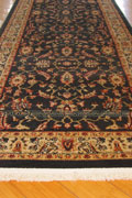 Dallas Hallway Runner Rug 7982D D.Grey Cream