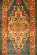 Dallas Hallway Runner Rug 8788A D.Blue Red