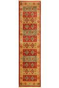 Dallas Hallway Runner Rug 8790A Red Yellow