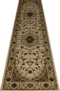 San Diego Traditional Hallway Runner Rugs 2222A Cream Cream