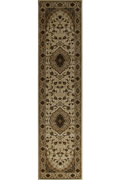 San Diego Traditional Hallway Runner Rugs 2222A Cream Cream