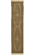 Melbourne Mahi Persian Hallway Runner Rug 87034A Walnut