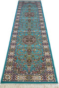 Persico Traditional Hallway Runner Rugs 802001 Blue