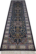 Persico Traditional Hallway Runner Rugs 802001 D. Blue