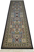 Persico Traditional Hallway Runner Rugs 802011 D. Blue