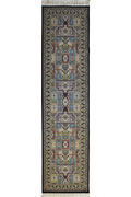 Persico Traditional Hallway Runner Rugs 802011 D. Blue