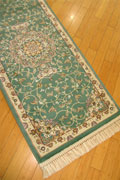 Sydney Hallway Rug 7016A Blue Cream