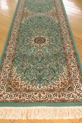 Tehran Traditional Hallway Runner Rug 750201 Blue