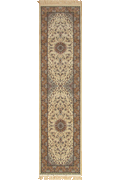 Tehran Traditional Hallway Runner Rug 750558 Cream