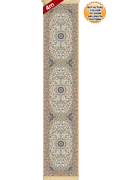 Tehran Traditional Hallway Runner Rug 750201 Cream
