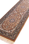 Tehran Traditional Hallway Runner Rug 75338 Walnut