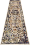Las Vegas Hallway Runner Rugs 3544F Cotton N Blue