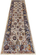 Las Vegas Hallway Runner Rugs 3550F Cotton N Blue