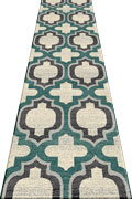 Vintage Hallway Runner Rugs BF254-8494 Turkuaz