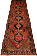 Hamedan Hand Knotted Wool Runner (Size 294 x 101cm)