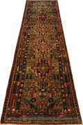 Hamedan Hand Knotted Wool Runner (Size 305 x 90cm)