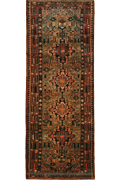 Hamedan Hand Knotted Wool Runner (Size 305 x 90cm)