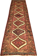 Hamedan Hand Knotted Wool Runner (Size 310 x 78cm)