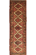 Hamedan Hand Knotted Wool Runner (Size 310 x 78cm)