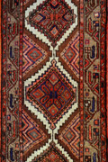 Hamedan Hand Knotted Wool Runner (Size 310 x 78cm)