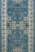 Caspian Persian Wool Hallway Runner Rugs 75056 Blue
