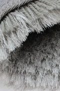 Los Angeles Plain Shaggy Rugs 7380 Silver