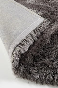 Los Angeles Plain Shaggy Rugs 9724 Steel