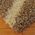 Santa Cruz Modern Shaggy Rug 2094 Beige Chocolate