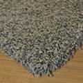 Santa Cruz Modern Shaggy Rug 2386 Grey Black