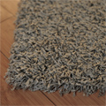 Santa Cruz Modern Shaggy Rug 2386 Grey Black