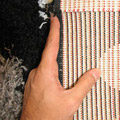 Santa Cruz Modern Shaggy Rug 2505 Black White