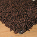 Santa Cruz Modern Shaggy Rug 2506 Chocolate Beige