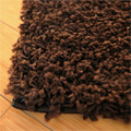 Santa Cruz Modern Shaggy Rug 2506 Chocolate Beige