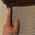Santa Cruz Modern Shaggy Rug 2506 Chocolate Beige