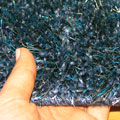 Darwin Plain Shaggy Rug 154 Turkuaz Blue