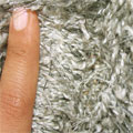 Darwin Plain Shaggy Rug 172 Grey Grey