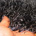 Darwin Plain Shaggy Rug 236 Black Fume