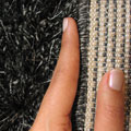 Darwin Plain Shaggy Rug 236 Black Fume